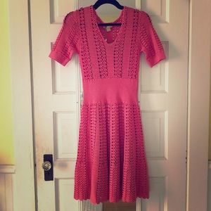 Michael Kors Collection Hand-Crochet Knit Dress